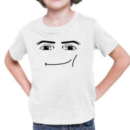 Man face – pro fanoušky hry Roblo - dětské tričko s potiskem