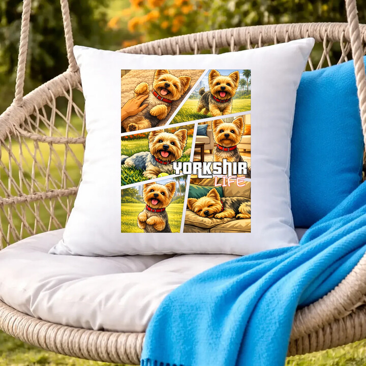 Yorkshir Life - polštář s potiskem