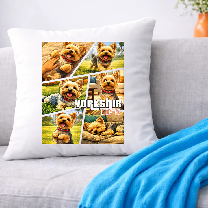 Yorkshir Life - polštář s potiskem