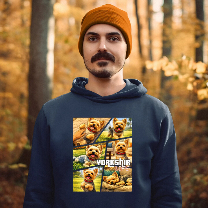 Yorkshir Life - pánská mikina s potiskem