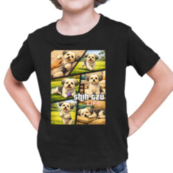 shih tzu life - dětské tričko s potiskem