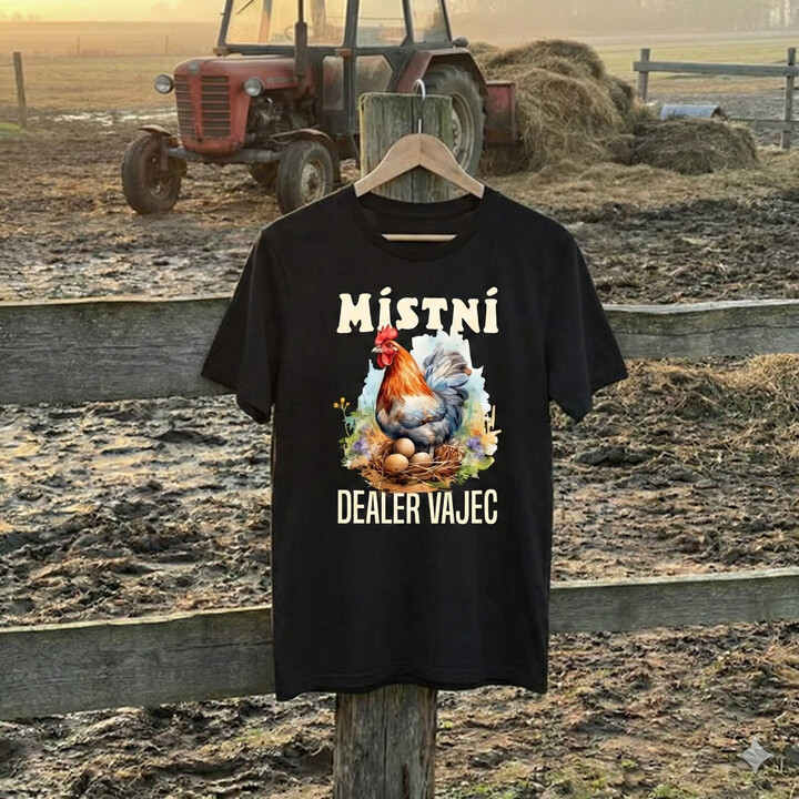 Místní dealer vajec - pánské tričko s potiskem