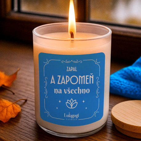 Zapal a zapomeň na všechno - vonná svíčka jako dárek