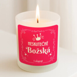 Neskutečně božská - vonná svíčka jako dárek