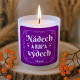 Nádech a kur*a výdech - vonná svíčka jako dárek