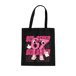 Six seven 67 - Italian Brainrot - růžová verze  - taška s potiskem