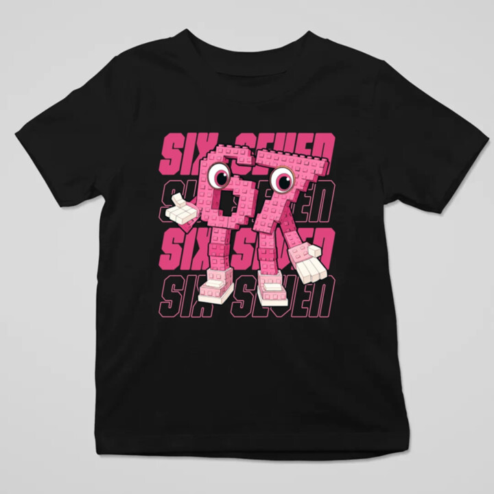 Six seven 67 - Italian Brainrot - růžová verze  - dětské tričko s potiskem