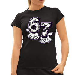 67 Football  - dámské tričko s potiskem