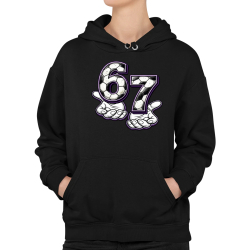 67 Football - dámská mikina s potiskem