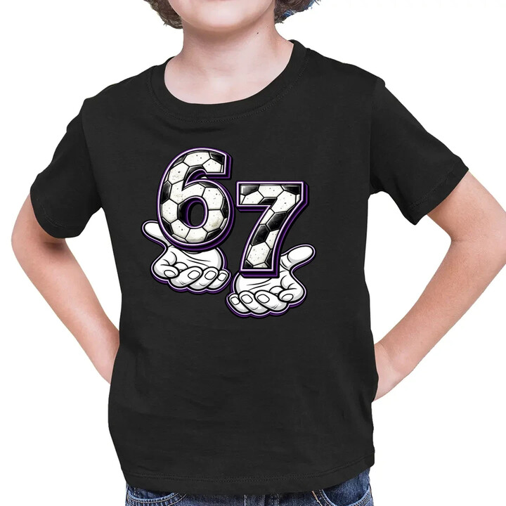 67 Football - dětské tričko s potiskem
