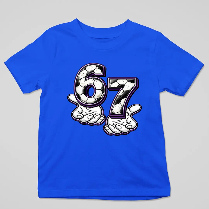 67 Football - dětské tričko s potiskem