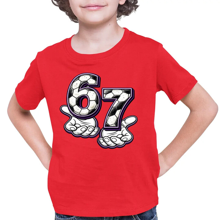 67 Football - dětské tričko s potiskem