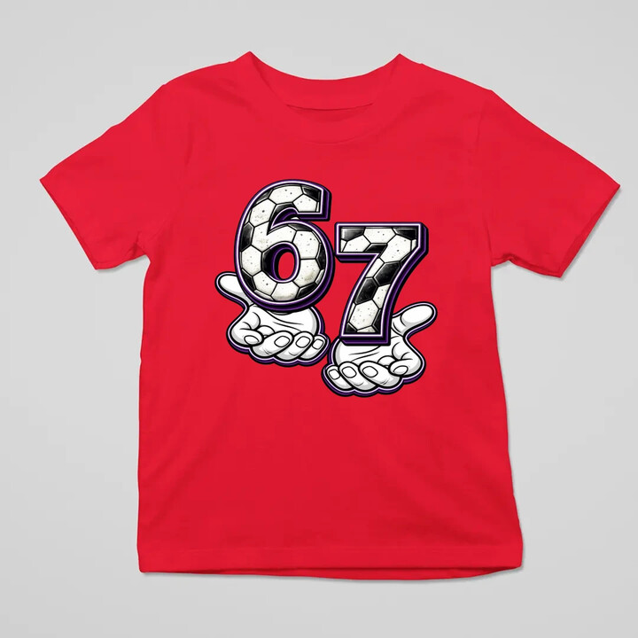 67 Football - dětské tričko s potiskem