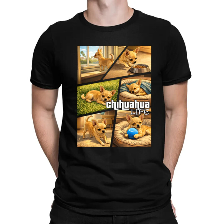 Chihuahua life - pánské tričko s potiskem
