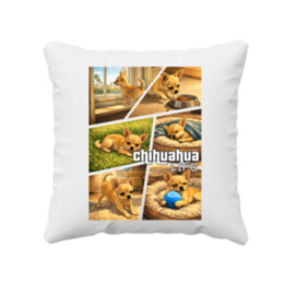 Chihuahua life - polštář s potiskem