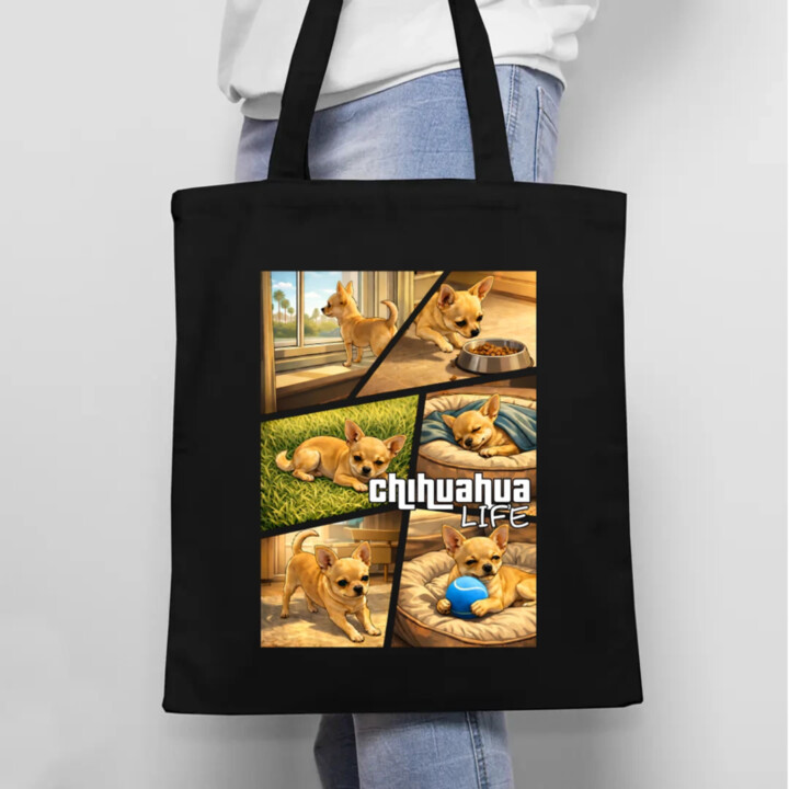 Chihuahua life - taška s potiskem