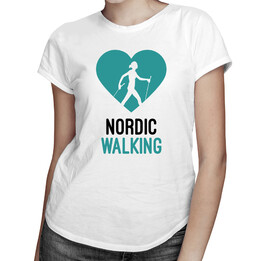 Nordic Walking - dámská trička  s potiskem