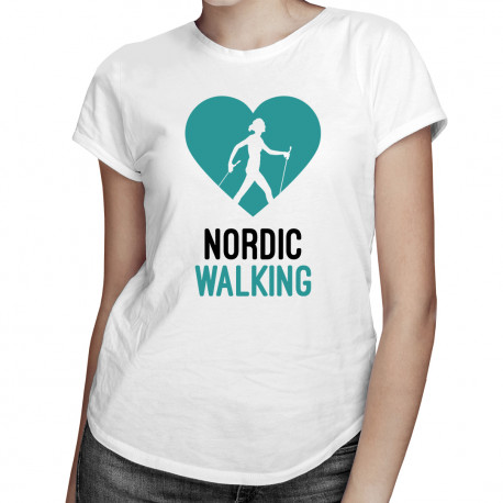 Nordic Walking - dámská trička s potiskem