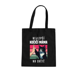Nejlepší kočičí máma na světě - taška s potiskem