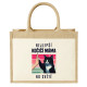 Nejlepší kočičí máma na světě - Jutová taška s potiskem