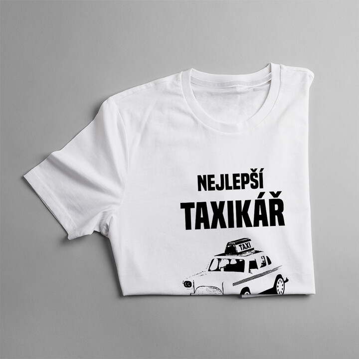 Nejlepší taxikář v celém městě -pánská trička  s potiskem