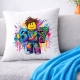 Barevné six seven - 67 – inspirováno Robloxem - polštář s potiskem