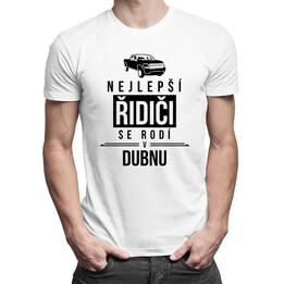 Nejlepší řidiči se rodí v dubnu - pánská trička  s potiskem