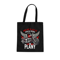 Mrzí mě to, ale už mám na víkend plány - motorka - taška s potiskem
