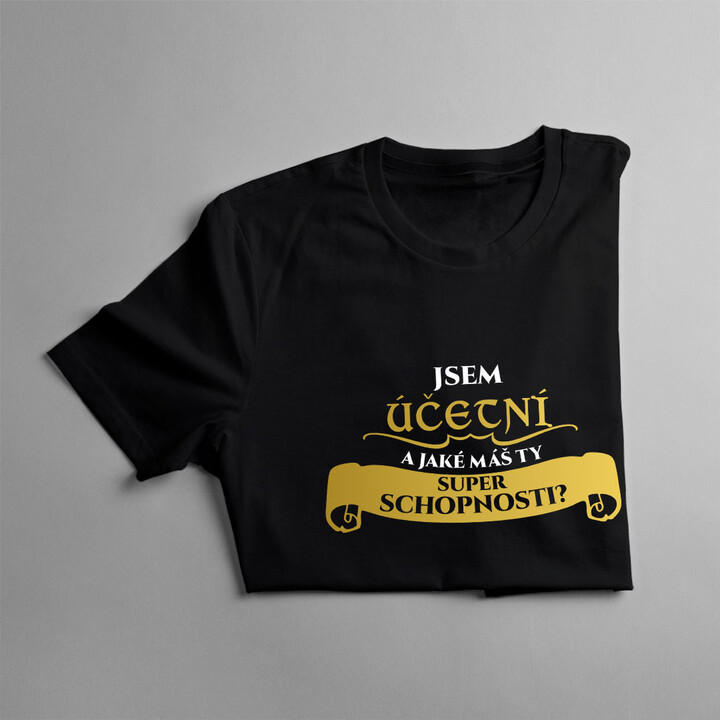 Jsem účetní - pánské tričko s potiskem