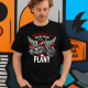 Mrzí mě to, ale už mám na víkend plány - motorka - pánské tričko s potiskem