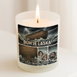 Bůh je láska* (platí obchodní podmínky) - vonná svíčka jako dárek
