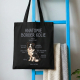 Anatomie border kolie - taška s potiskem