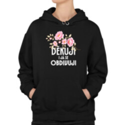 Děkuji, i já se obdivuji - dámská mikina s potiskem