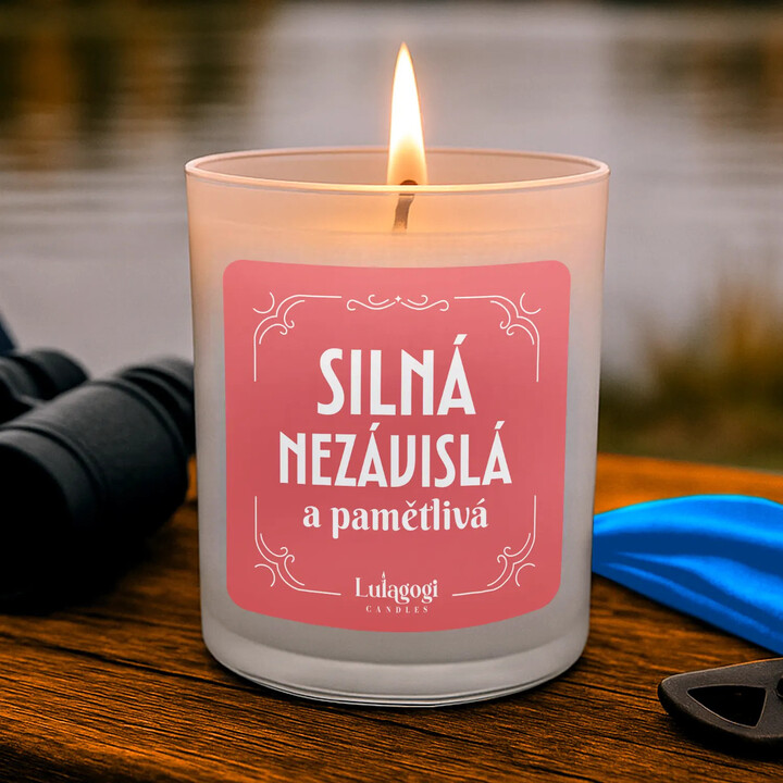 Silná, nezávislá a pamětlivá - vonná svíčka jako dárek