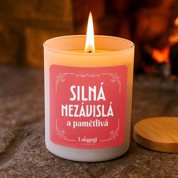Silná, nezávislá a pamětlivá - vonná svíčka jako dárek