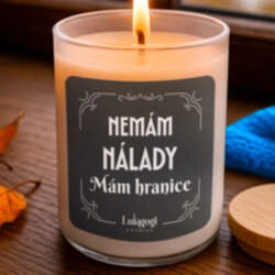 Nemám nálady. Mám hranice - vonná svíčka jako dárek