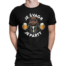 Je švagr, je párty - pánské tričko s potiskem