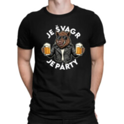 Je švagr, je párty - pánské tričko s potiskem