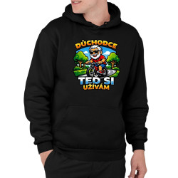 Důchodce. Teď si užívám - pánská mikina s potiskem