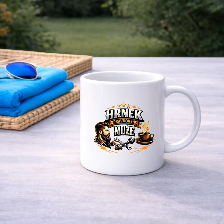 Hrnek opravdového muže - hrnek s potiskem