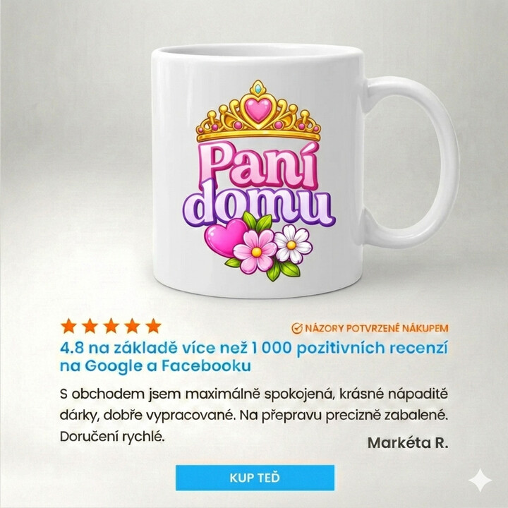 Pani domu - hrnek s potiskem
