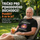 Na pondělí už mám jiné plány - jsem důchodce - pánské tričko s potiskem
