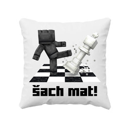 Šach mat! - polštář s potiskem