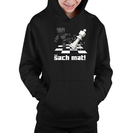 Šach mat! - dětská mikina s kapucí