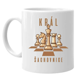 Král šachovnice - hrnek s potiskem