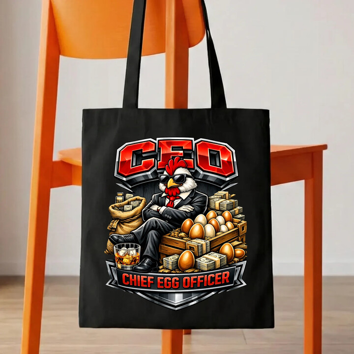 CEO: Chief Egg Officer - taška s potiskem
