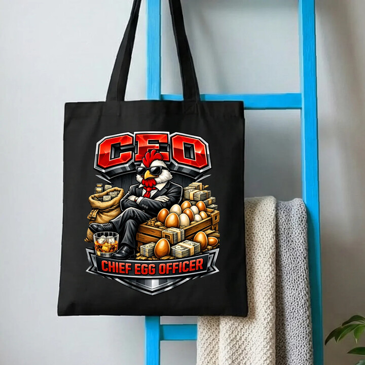 CEO: Chief Egg Officer - taška s potiskem