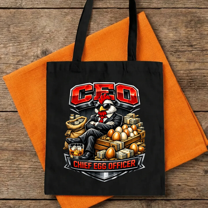 CEO: Chief Egg Officer - taška s potiskem