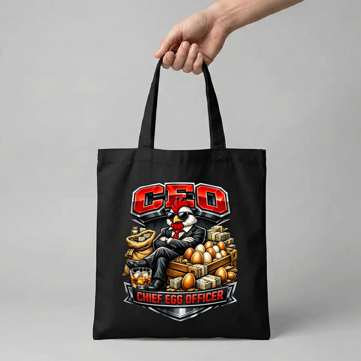 CEO: Chief Egg Officer - taška s potiskem