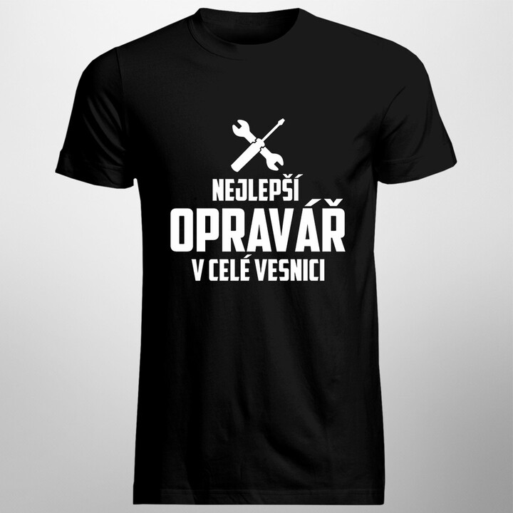Nejlepší opravář v celé vesnici - Pánská trička  s potiskem